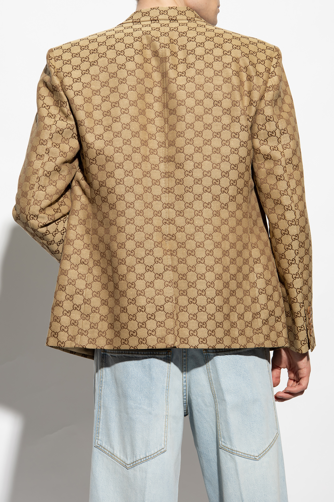 Gucci print outlet blazer